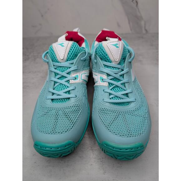 Diadora SpeedPro EVO II Womens Running Shoes- US 7 Aqua Blue 101.170144-C6018 - Picture 2 of 8